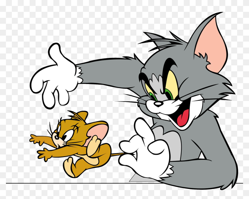 Tom Cat Jerry Mouse Sylvester Tom And Jerry Cartoon - Tom And Jerry, HD Png  Download - 1600x1200(#6704486) - PngFind