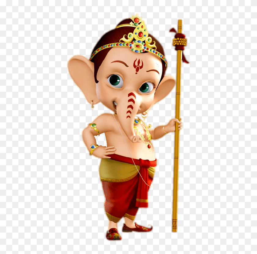Ganesha Stickers For Whatsapp, HD Png Download - 616x884(#6707586
