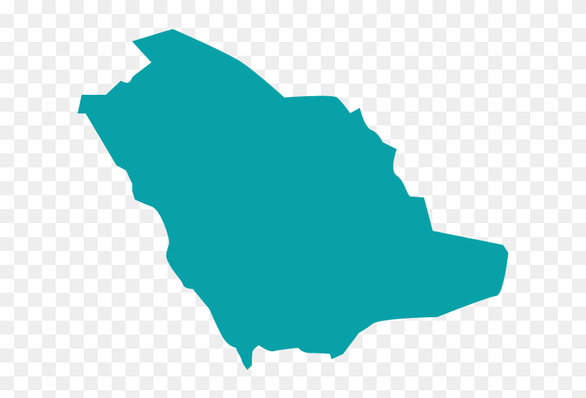 Saudi Arabia Vector Map, HD Png Download - 648x648(#6710677) - PngFind