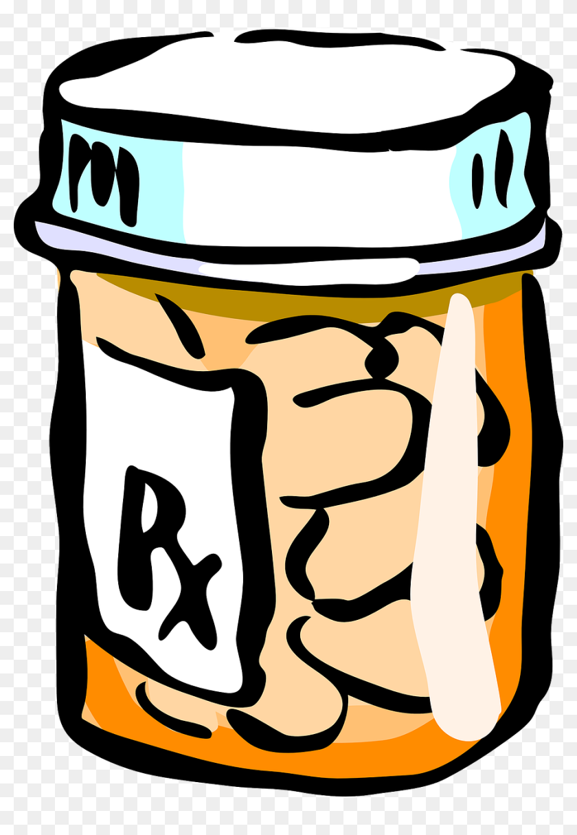 Pills Medicine Medical Free Picture Transparent Background Pill Bottle Clipart Hd Png Download 915x1280 Pngfind