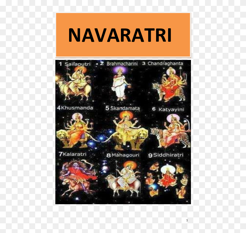 Get Transparent Png Navratri Banner Background Png PNG
