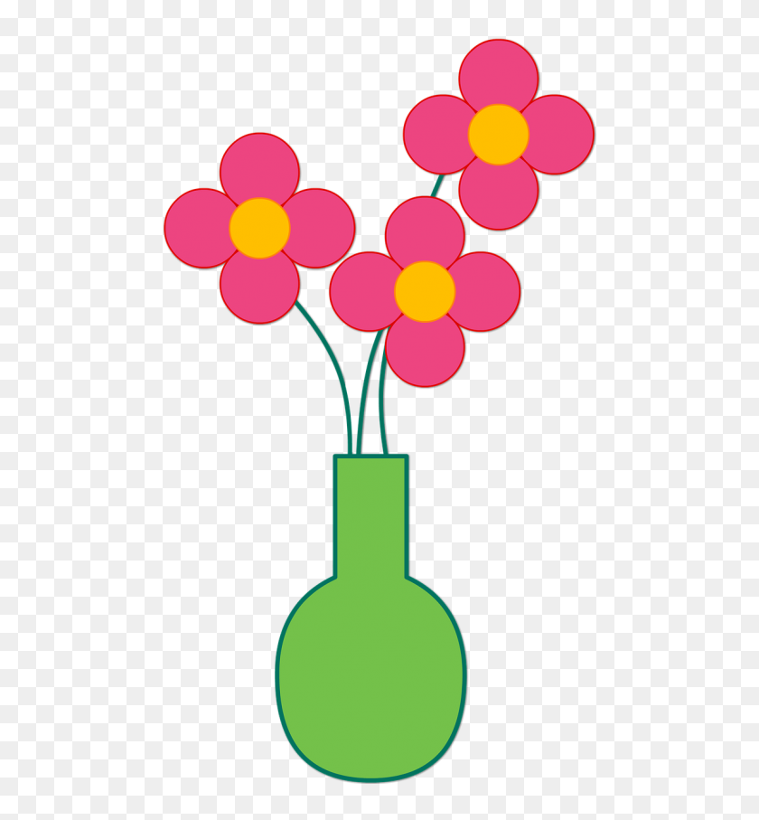 Png Transparent Clip Art Image Collections Large Floor - Flower In Vase Cartoon, Png Download 482x827(#6716382) - PngFind