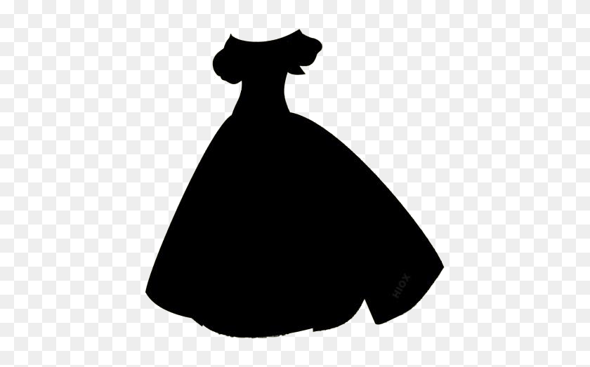 Disney Princess Dress Png Background Silhouette Transparent Png 934x534 Pngfind