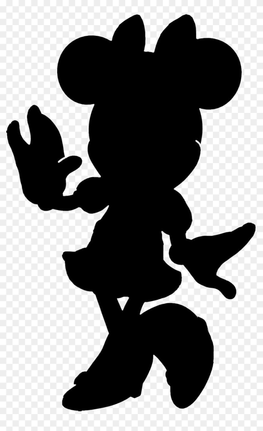 Download Minnie Minnie Mouse Mickey Mouse Cinderella Watercolor Black Minnie Mouse Silhouette Hd Png Download 1007x1600 6724165 Pngfind