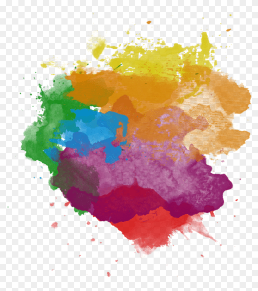 Colours Splash Png - Transparent Background Paint Png, Png Download -  1024x1024(#6728016) - PngFind