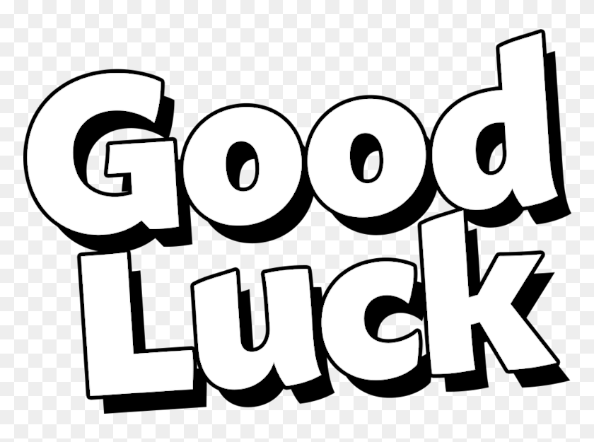Good Luck Clip Art Black And White