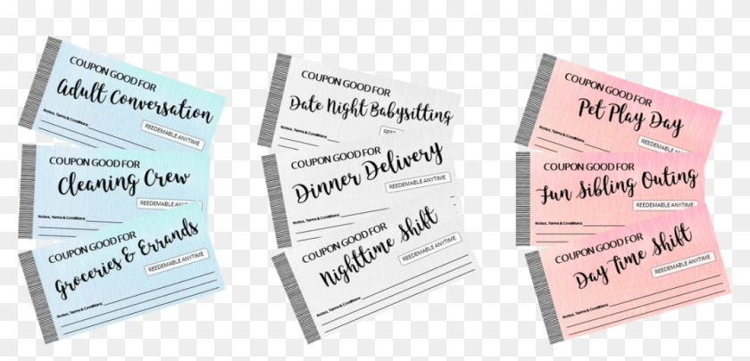 Baby shower voucher store ideas