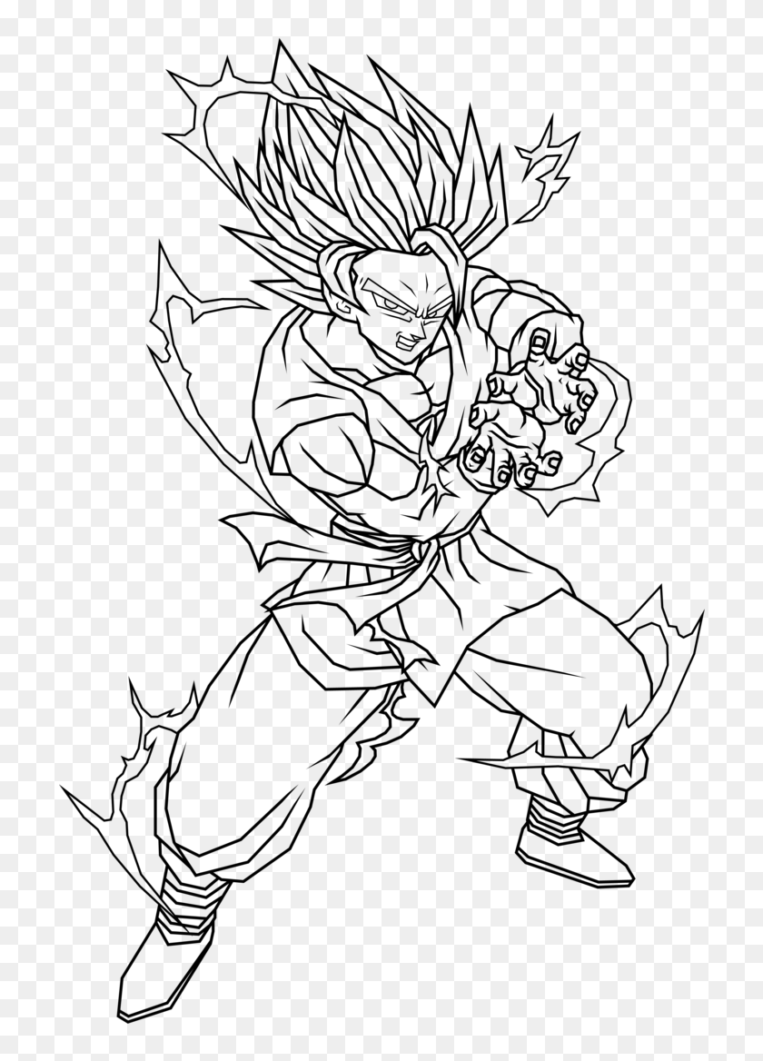 Imagenesde99 Imagenes De Goku Ssj2 Para Colorear - Dibujos Para Colorear De  Dragon Ball Z Goku, HD Png Download - 711x1124(#6748840) - PngFind