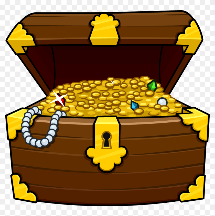 Clip Art Pirate Treasure Chest Clip Art - Cartoon Treasure Chest Clipart,  HD Png Download - 976x936(#6751607) - PngFind
