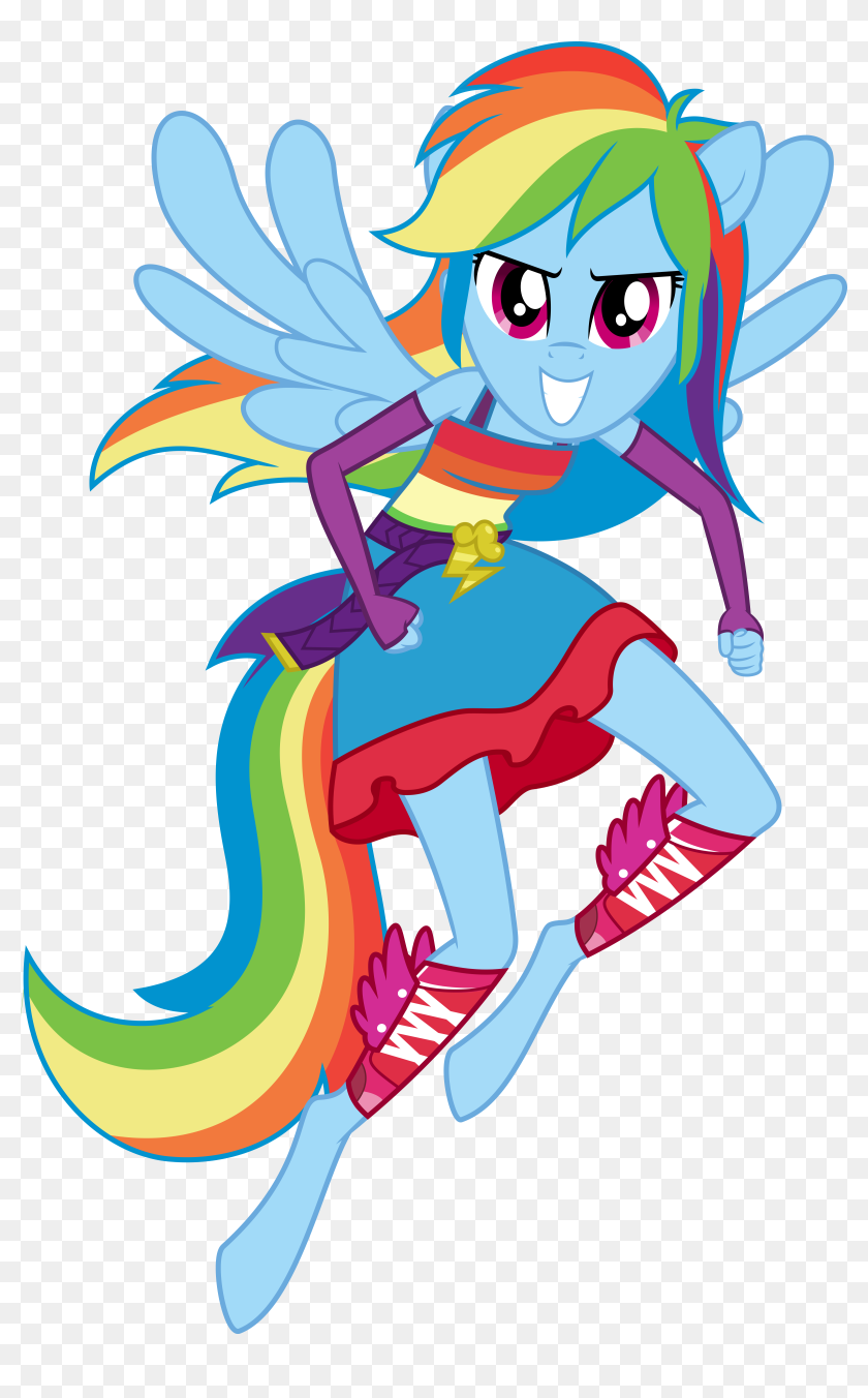 Rainbow Dash Equestria Girls Vector