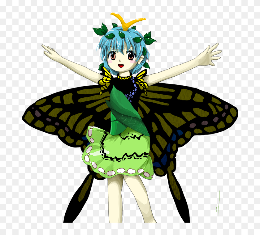 Touhou Eternity Larva, HD Png Download - 700x680(#6759542) - PngFind
