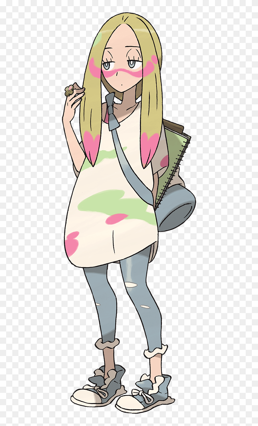 Pokemon Ultra Sun And Moon Mina, HD Png Download - 438x1308