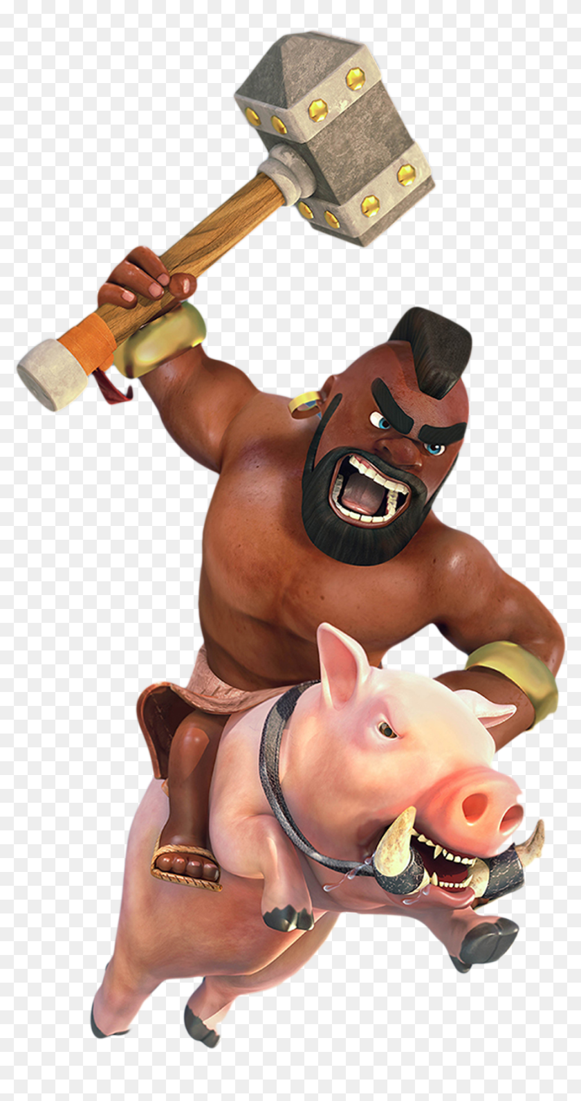 Hog Rider Png - Clash Royale Hog Rider Png, Transparent Png.