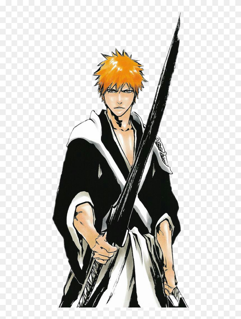 Ichigo Kurosaki Ichigokurosaki Manga Anime Freetoedit - Bleach Ichigo ...