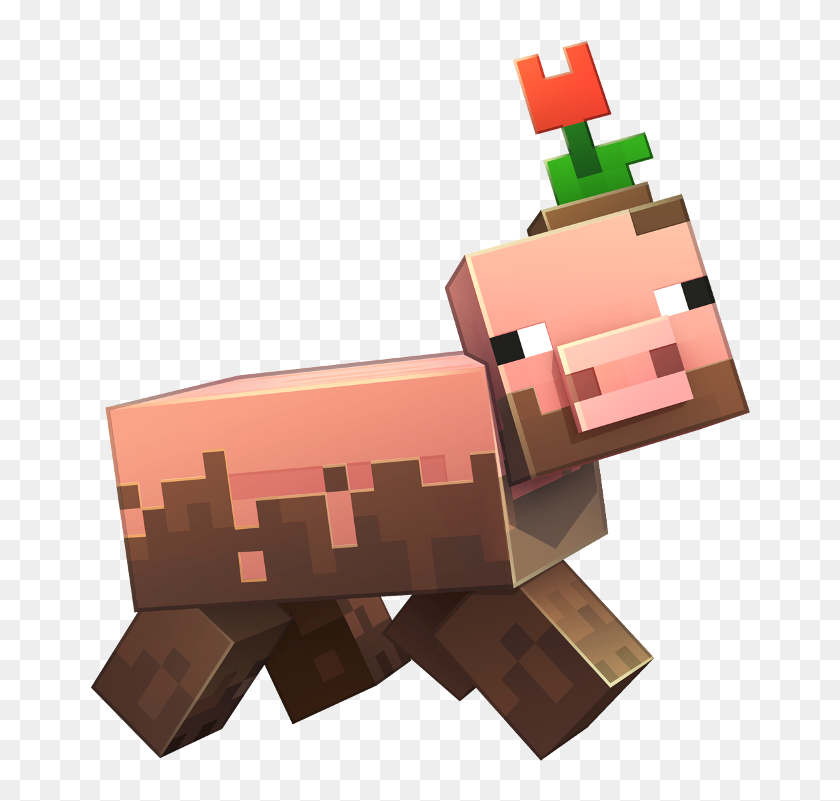 Minecraft Earth Muddy Pig, HD Png Download - 1280x720(#6777885) - PngFind