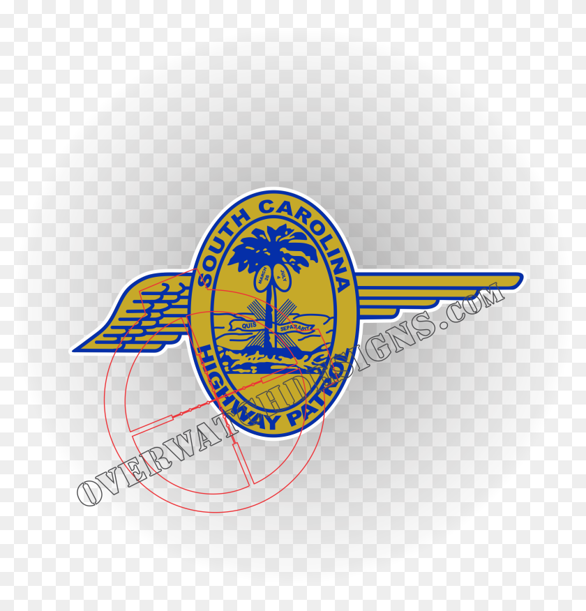 South Carolina Highway Patrol Badge SVG