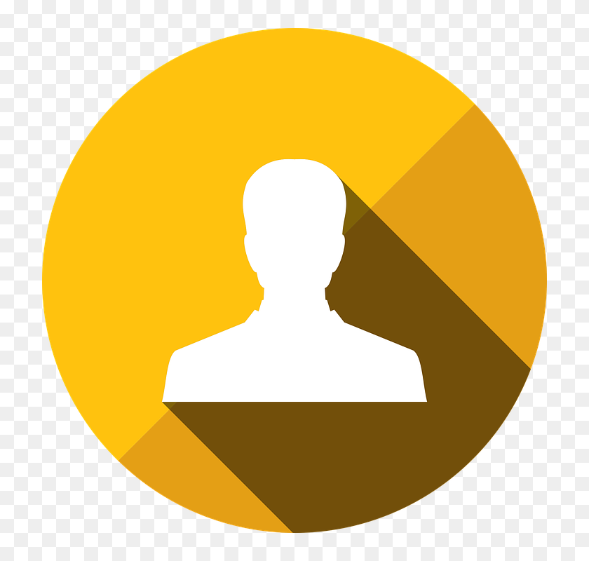 Avatar inside circle Icon in Thick