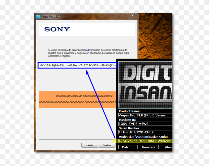 Sony Vegas Pro 13 Keygen 64 Bit Sony Vegas Pro 14 Key Hd Png Download 600x603 Pngfind