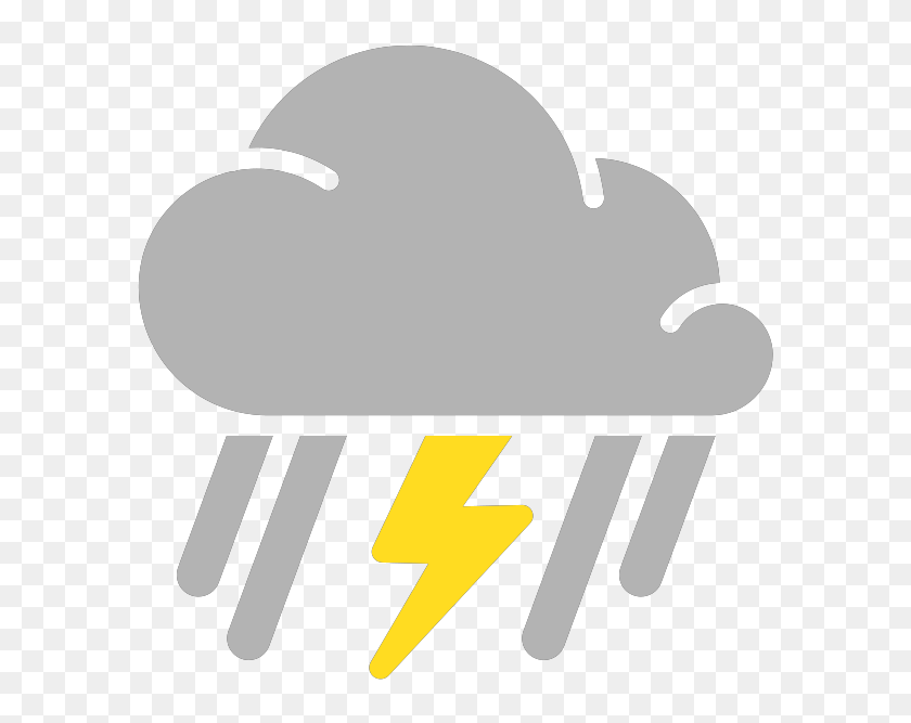 Simple Weather Icons Mixed Rain And Thunderstorms Svg Thunderstorm Weather Symbol Png Transparent Png 587x587 6786410 Pngfind