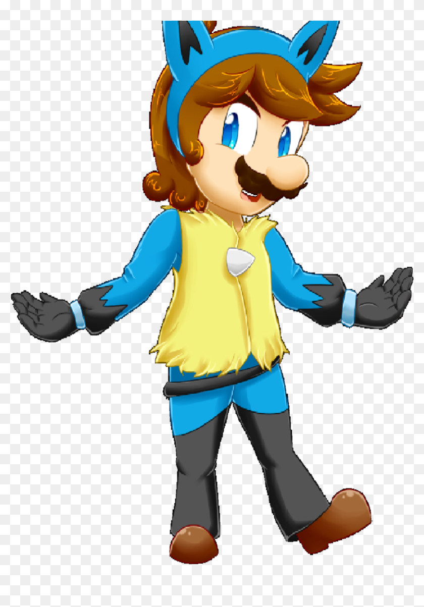 Lucario Mario Cartoon, HD Png Download 832x1123(6797599) PngFind