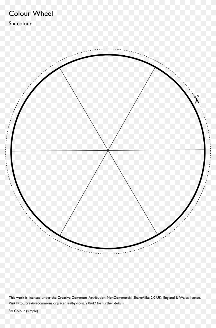 Blank Color Wheel Template