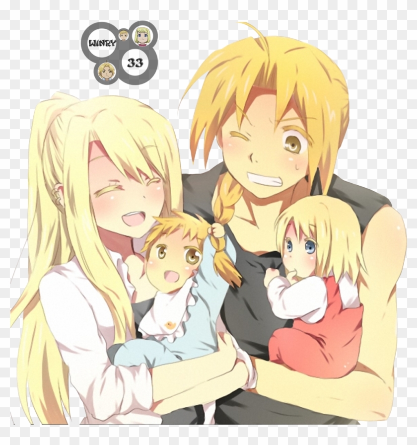 Ed and Winry chibi _Fullmetal Alchemist Brotherhood  Стальной алхимик,  Эдвард элрик, Аниме