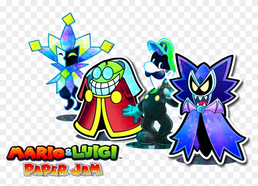 mario luigi paper jam bros