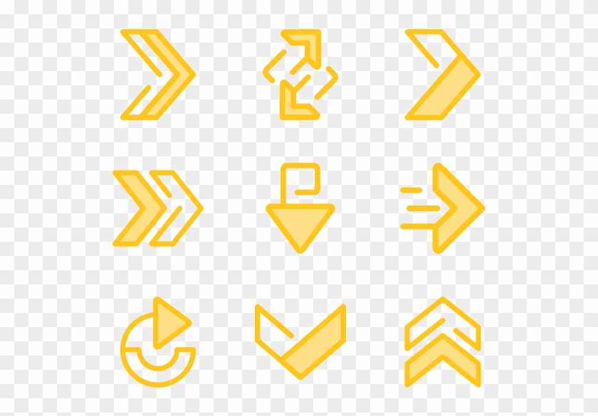 Arrows - Triangle, HD Png Download - 600x564(#686218) - PngFind