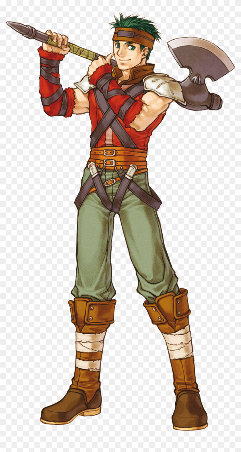 Fepr Boyd - Path Of Radiance Axe, HD Png Download - 857x1566(#6802052 ...