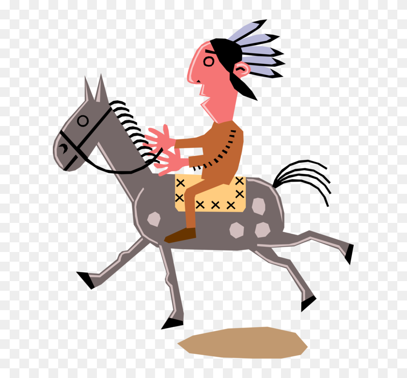 native american horse clip art