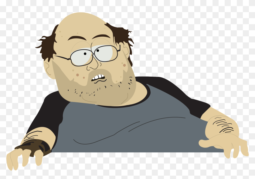 Nerdguy - Fat Guy With Glasses Cartoon, HD Png Download -  2047x1379(#6812687) - PngFind