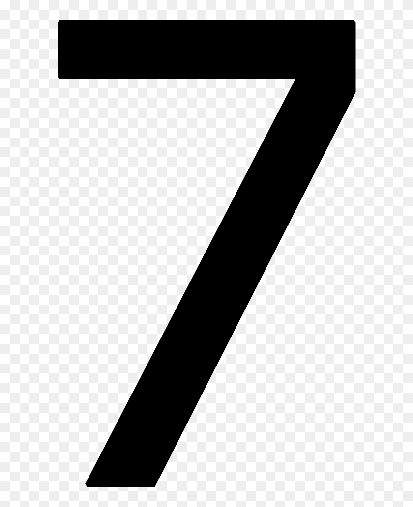 Number 7 Png - Number 7 Transparent Background, Png Download