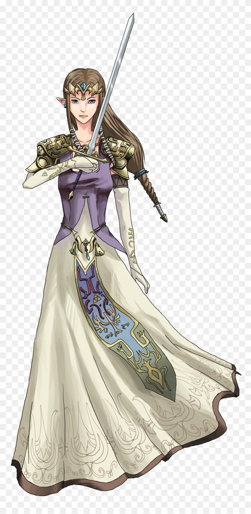 Princess Zelda By Staargazer D4treon Twilight Princess Zelda Png Transparent Png 781x1641 6817309 Pngfind