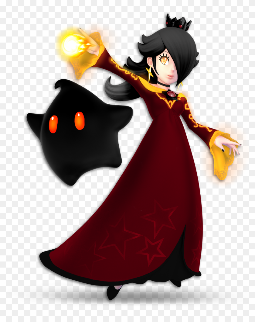 rosalina #nintendo #rwby #cinderfall #freetoedit - Rosalina Smash Bros  Ultimate, HD Png Download - 1024x1195(#6817955) - PngFind