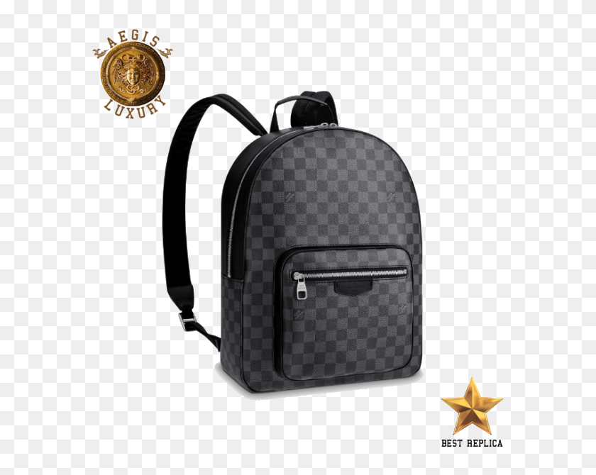 Replica Louis Vuitton Damier Graphite Josh Backpack - Louis Vuitton Bag Men, HD Png Download ...