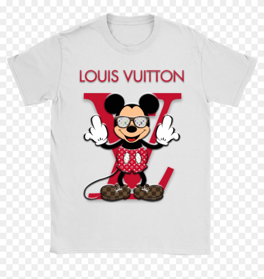 Louis Vuitton Mickey Mouse Color T-Shirt • Kybershop