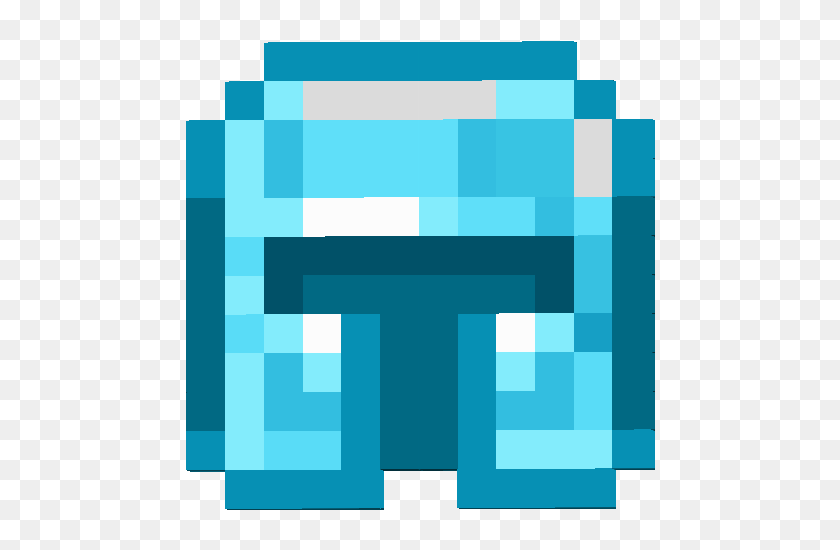 Minecraft Diamond Helmet Pixel Art