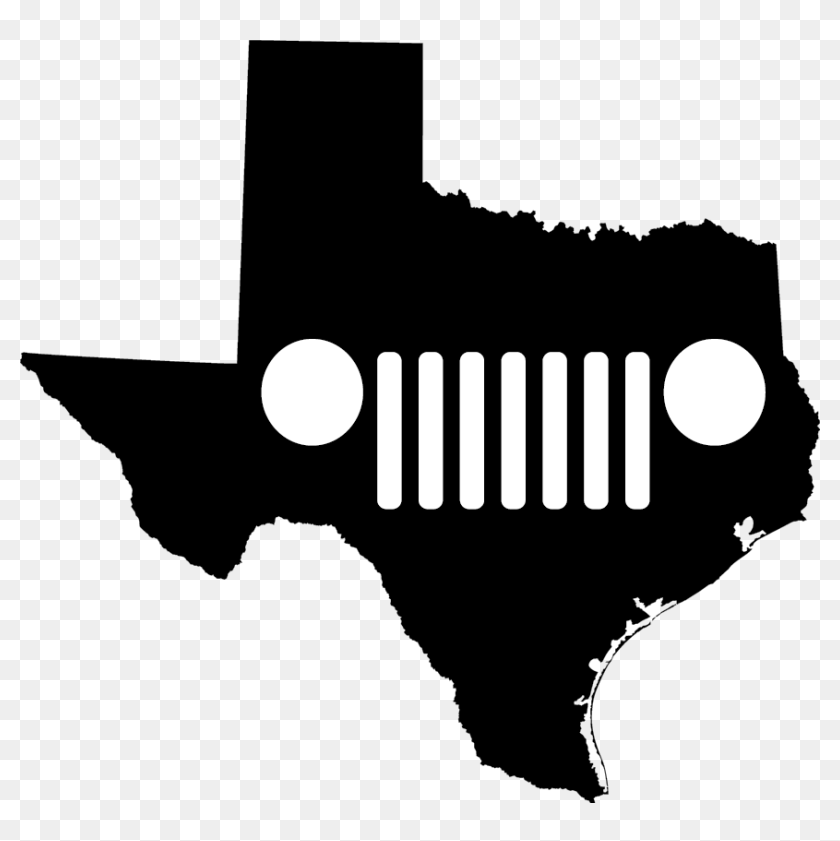 Download Jeep Clipart Grille - Texas Political Map 2017, HD Png ...