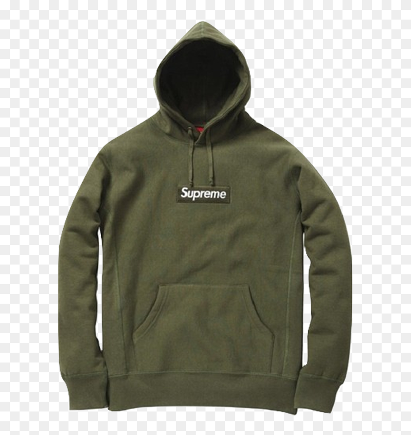 supreme olive box logo