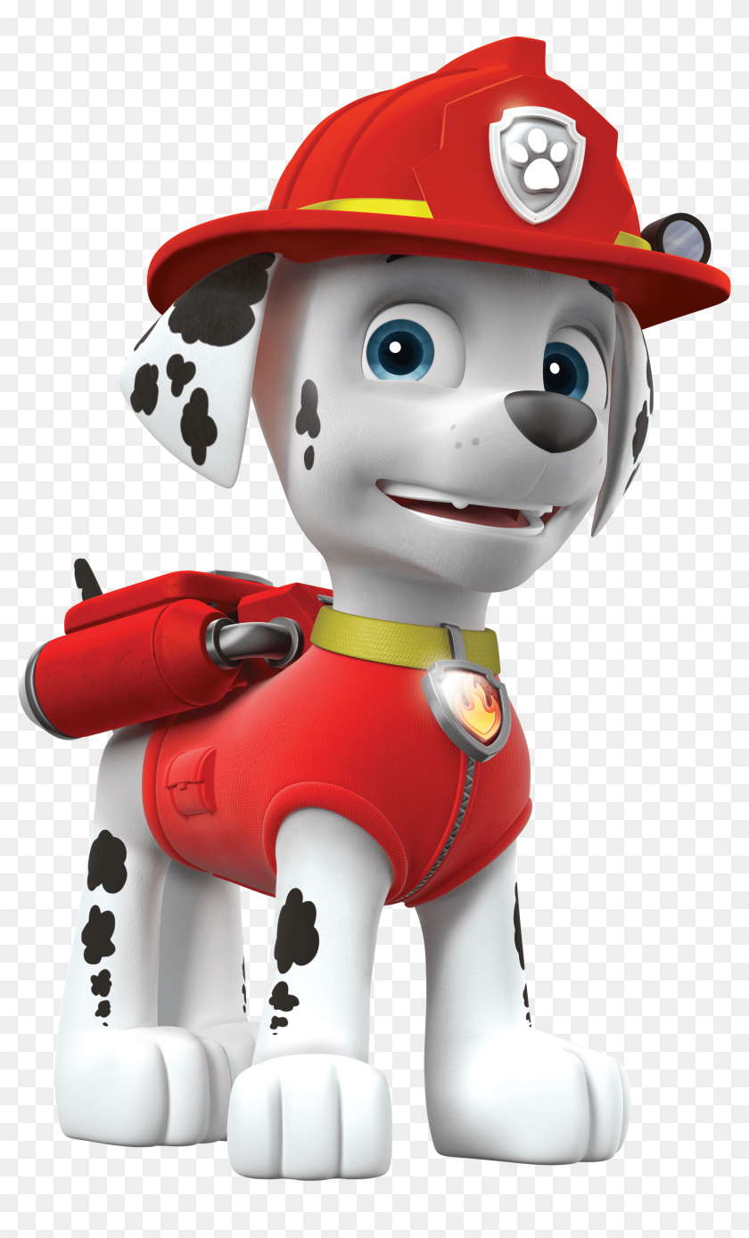 paw patrol marshall png clipart image marshall paw patrol characters transparent png 2442x3882 6832788 pngfind