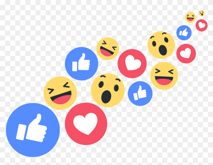 Like Us On Facebook Facebook Live Reactions Png Transparent Png 842x611 Pngfind