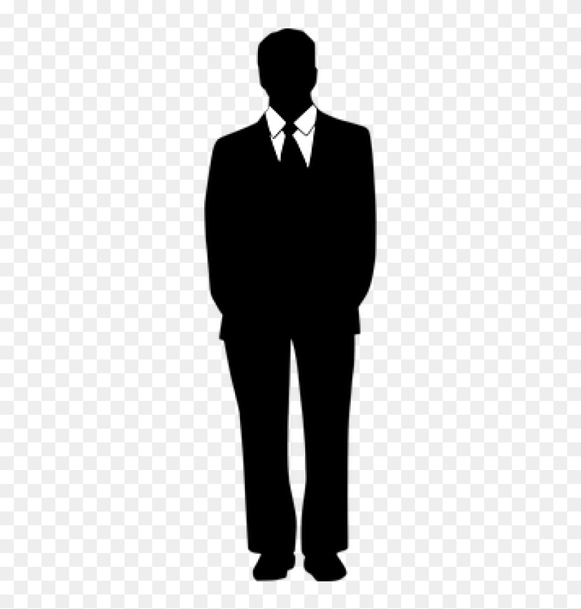 man in suit silhouette png