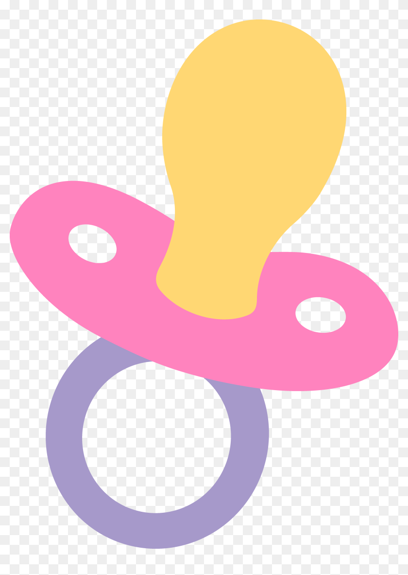 Pink Rattle Clipart - Cartoon Pacifier, HD Png Download - 4367x5942 ...