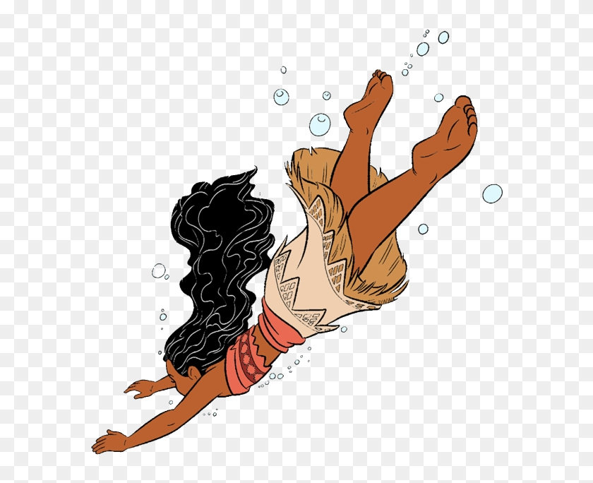 Moana Swimming Free Transparent Clipart Images Png Moana Swimming Png Download 840x685 Pngfind