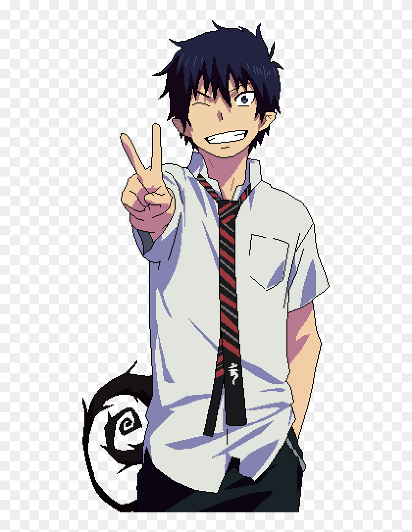 Anime Blue Exorcist Manga Computer Icons Anime computer logo computer  Wallpaper png  PNGWing