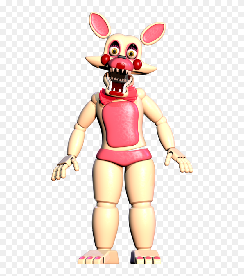 Toy Foxy Fixed Mangle Full Body Fnaf 2 Toy Animatronics Hd Png Download 491x868 6853917 Pngfind