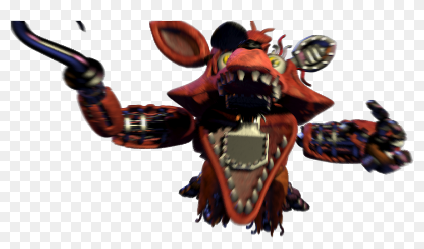 Fnafnations Withered Foxy - Fnaf 2 Animatronics, HD Png Download -  1268x745(#6825296) - PngFind