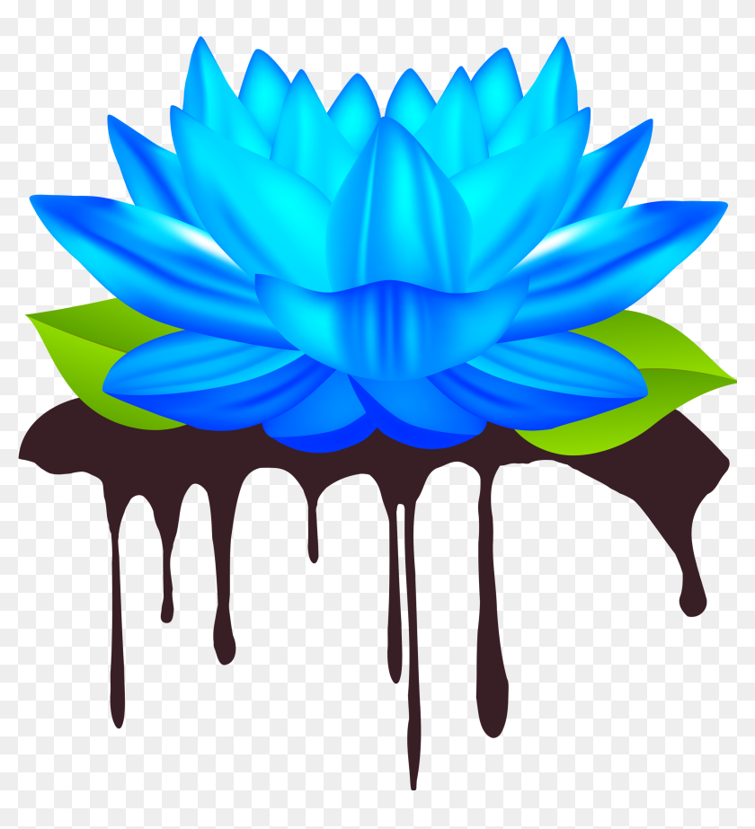 Transparent Lotus Clipart Blue Lotus Flower Png, Png