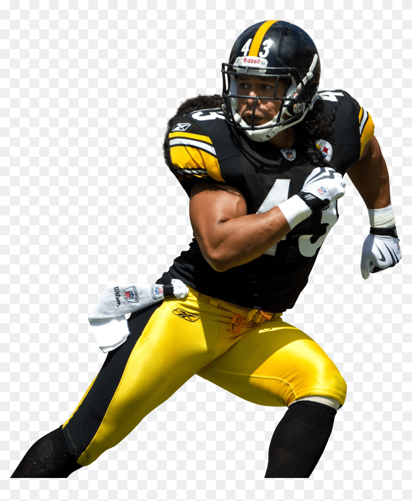 Animated Football Players Nfl Pictures And Ideas On - Troy Polamalu  Pittsburgh Steelers Art, HD Png Download - 2429x2843(#6863209) - PngFind