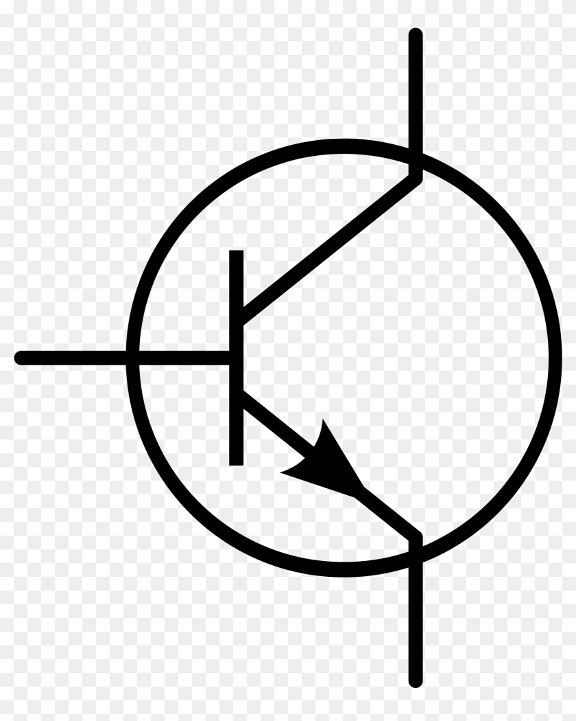 Symbol For A Transistor Schematic Symbol For Transistor, HD Png